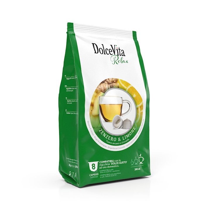 DolceVita Ginseng Light 8 Capsule compatibili Dolce Gusto